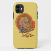 オートムンカラーの七面鳥の葉 Case-Mate iPhoneケース (裏面)