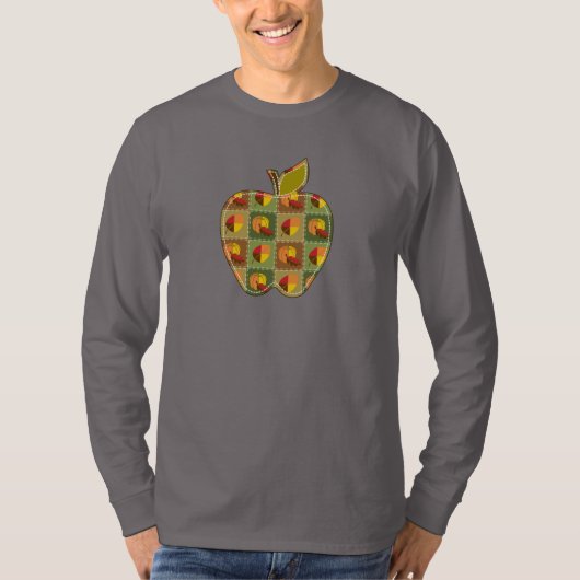 オートムンクイルトメンズシャツ Tシャツ (正面)