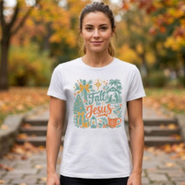 オートムンクリスマスホリデー "イエス様に恋をする" トライブレンドTシャツ