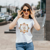 オートムンツリーマンダラの紅葉と感謝祭 Tシャツ