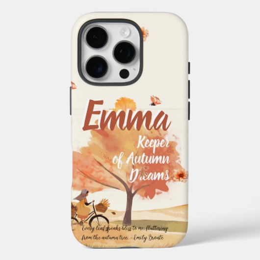 オートムンドリームズガールズ - パーソナライズドアートポスター Case-Mate iPhoneケース (裏面)