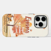 オートムンドリームズガールズ - パーソナライズドアートポスター Case-Mate iPhoneケース (裏面 (横))