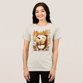 オートムンハリネズミ トライブレンドＴシャツ (正面全面)