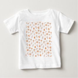 オートムンパターン ベビーTシャツ