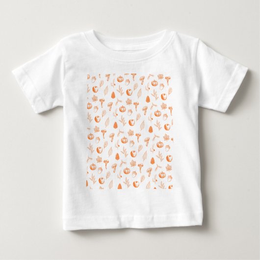 オートムンパターン ベビーTシャツ (正面)