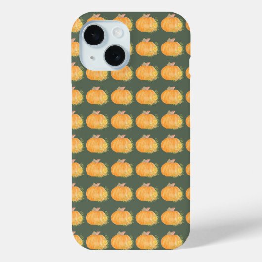 オートムンパンプキン水彩アート Case-Mate iPhoneケース (裏面)