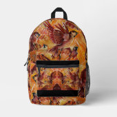 オートムンフライトイン秋 プリントバックパック (正面)