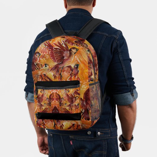 オートムンフライトイン秋 プリントバックパック (インサイチュ (モデル))