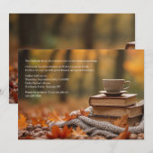 オートムンブッククラブの招待 招待状 (正面/裏面)