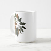 オートムンボタニカルリーフアート コーヒーマグカップ (正面左)