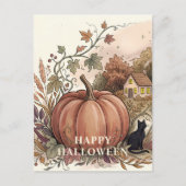 オートムンポンプキン ハロウィン ポストカード (正面)
