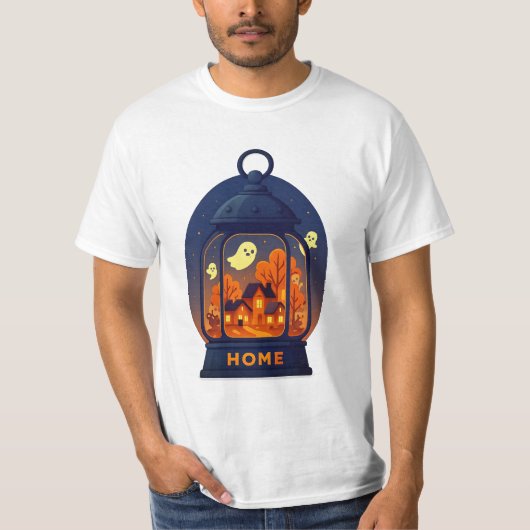 オートムンランタンサンクスギビングシャツ Tシャツ (正面)