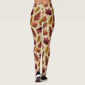 オートムンリーブウォームフォールパターン レギンス (裏面)