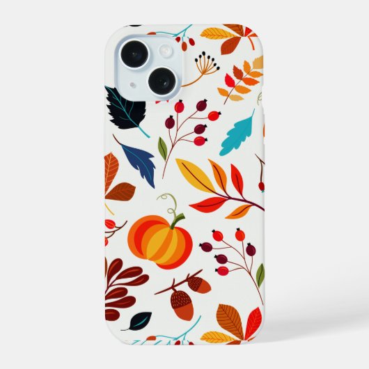 オートムン・アバンダンス・カスタム iPhone 15ケース (裏面)