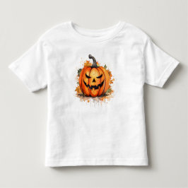 オートムン・ジャックオーランタン・ハロウィン トドラーTシャツ