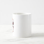 オートムン・ソサエティ・ボタニカルレタリングの秋デザイン コーヒーマグカップ (中央)