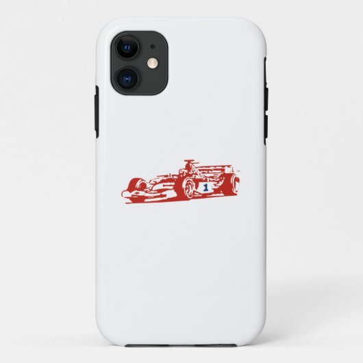 オートレーシングカッコいいイラストレーション Case-Mate iPhoneケース (裏面)