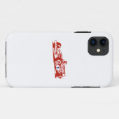 オートレーシングカッコいいイラストレーション Case-Mate iPhoneケース (裏面(横))