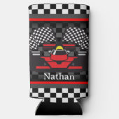 オートレーシングレースカーデザインセルツァークーラーボックス スリム缶クーラー (裏面)