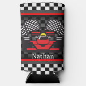 オートレーシングレースカーデザインセルツァークーラーボックス スリム缶クーラー (正面)