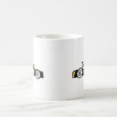 オートレーシング、カーレース コーヒーマグカップ (中央)