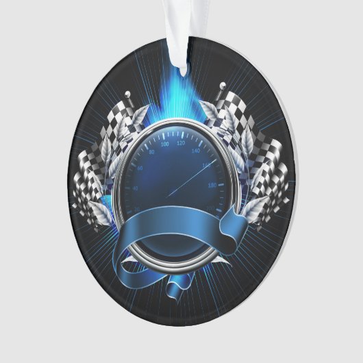 オートレーシング – レースカーオーナメント オーナメント (正面)
