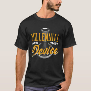 オートレース整備士マニュアルミレニアムアンチ盗難D Tシャツ