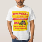オートレース! ダンベリーの公平な高速自動車道路RACEARENAのロゴ Tシャツ (正面)
