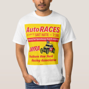 オートレース! ダンベリーの公平な高速自動車道路RACEARENAのロゴ Tシャツ