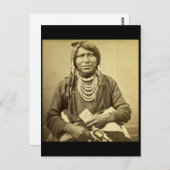 オートーインディアン(ピストルとカード付) ポストカード (正面/裏面)