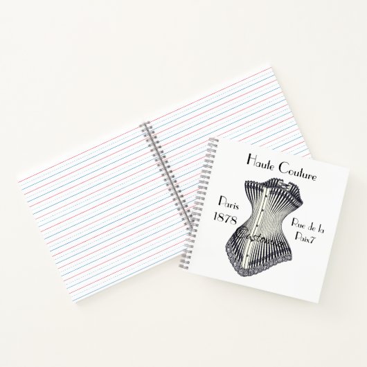 オートーオートクチュールコルセットサンダー_コーブ ノートブック (内部)