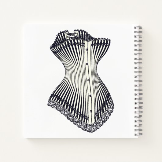 オートーオートクチュールコルセットサンダー_コーブ ノートブック (裏面)
