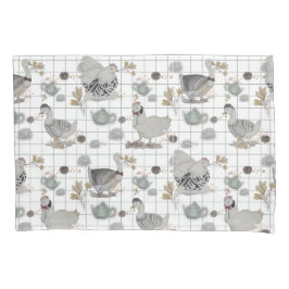 オートーオートクチュールチキンプリント 枕カバー