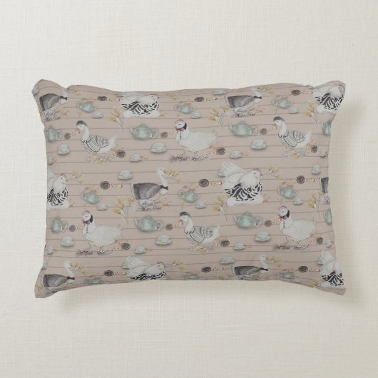 オートーオートクチュールプリントキッドスルーム アクセントクッション (正面)