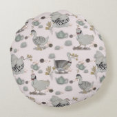 オートーオートクチュールプリントキッドスルーム ラウンドクッション (裏面)