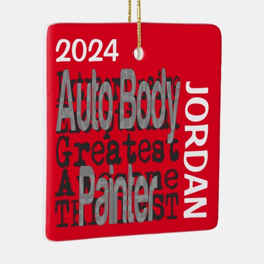 オート体ペインタエストラノーネアカスタム セラミックオーナメント (右)