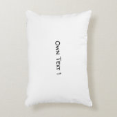 オート文字ホーム&リビングホームデコル – ピロー&プーフ アクセントクッション (正面(垂直))