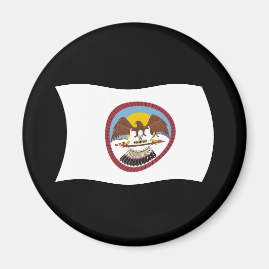 オート族国旗の磁石 マグネット (正面)