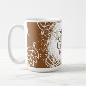 オート離れモンとカボチャお願いセラミックマググ コーヒーマグカップ (左)