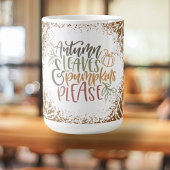 オート離れモンとカボチャお願いセラミックマググ コーヒーマグカップ