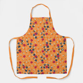 オート麦、果物、ナッツ・オレンジ エプロン (正面)