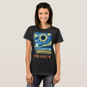 オート・インディアナ太陽のトータルEclipse 2024 Starry Nigh Tシャツ (正面フル)