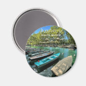 オート・サヴォイ・ラウンド・マグネット・レイク・アネシー マグネット (正面/裏面)