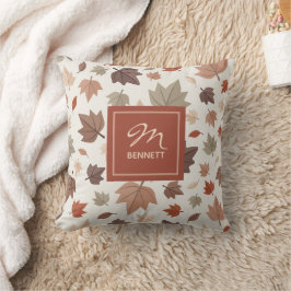 オードリーゼン+オーダーメイド+秋の葉っぱ+スロープラスチック クッション
