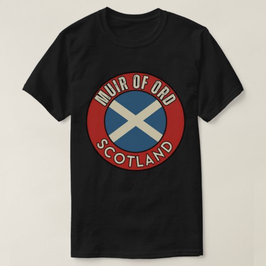 オードのミュア, スコットランド Tシャツ (デザイン正面)