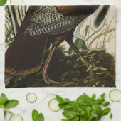 オードゥボンのアメリカの鳥の野生の七面鳥(雄) キッチンタオル (折り畳み)