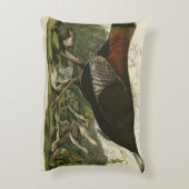 オードゥボンのアメリカ鳥の雌の野鳥 アクセントクッション (裏面(縦))