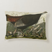 オードゥボンのアメリカ鳥の雌の野鳥 アクセントクッション (裏面)