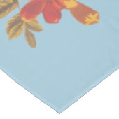 オードゥボンのルビーが喉を切り裂いたハミングバードと花 テーブルクロス (アングル)