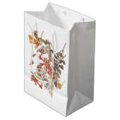 オードゥボンのルビーが喉を切り裂いたハミングバードと花 ミディアムペーパーバッグ (正面アングル)